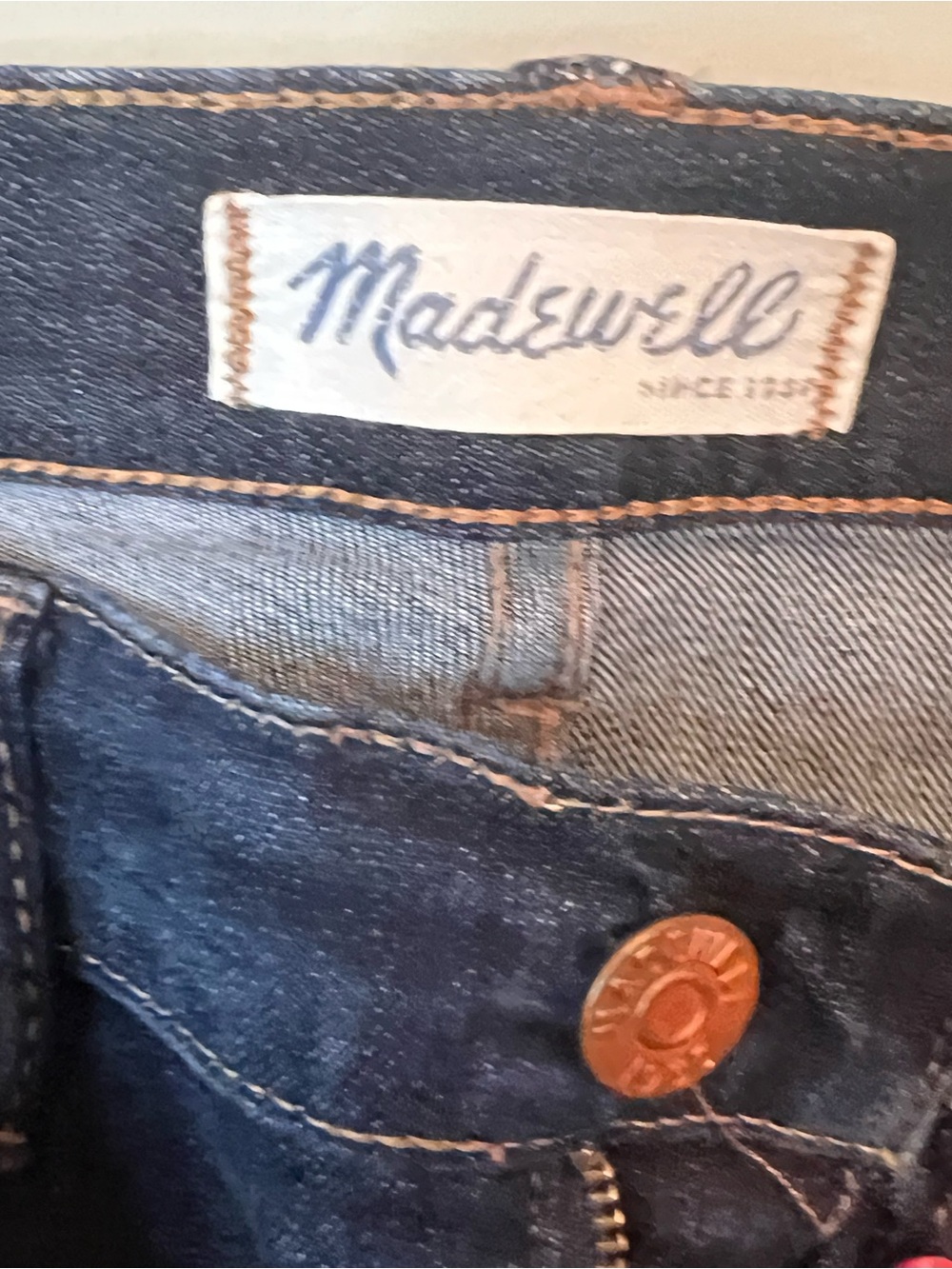 Madewell Women’s Dark Blue Denim Jeans